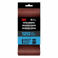 Cheap 🎉 Rapid Removal 4 in. x 36 in. 120 Grit Power Sanding Belt (Case of 10) by 3M 🤩