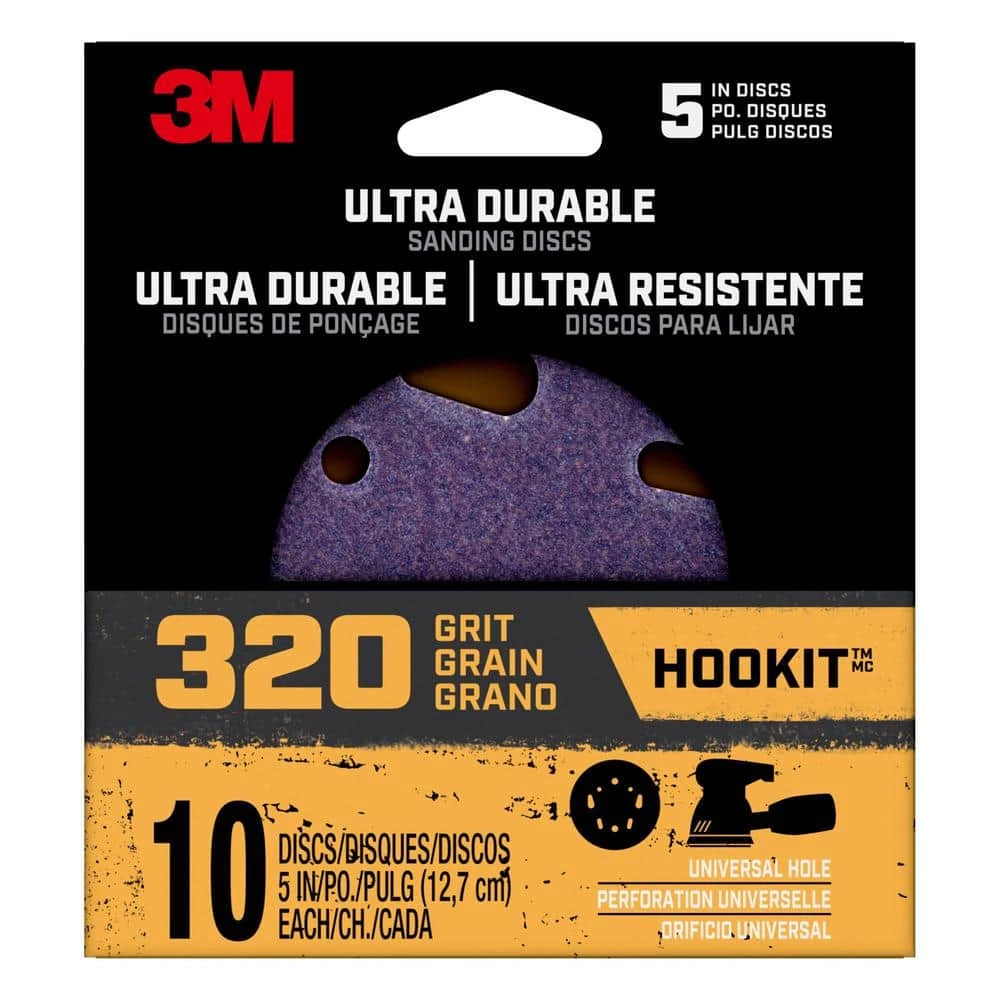 Best reviews of π 5 in. 320-Grit Ultra Durable Power Sanding Discs with Universal Hole (10-Discs/Pack) by 3M π 3 Best reviews of π 5 in. 320-Grit Ultra Durable Power Sanding Discs with Universal Hole (10-Discs/Pack) by 3M π