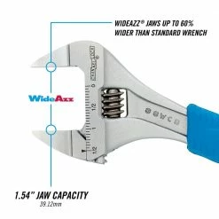 Discount โ Slim Jaw WideAzz 8 in. Adjustable ๐ง Wrench with Code Blue Comfort Grip by Channellock ๐ 13 Discount โ Slim Jaw WideAzz 8 in. Adjustable ๐ง Wrench with Code Blue Comfort Grip by Channellock ๐ -Powerbuilt Sales Store channellock adjustable wrenches 8swcb fa 1000