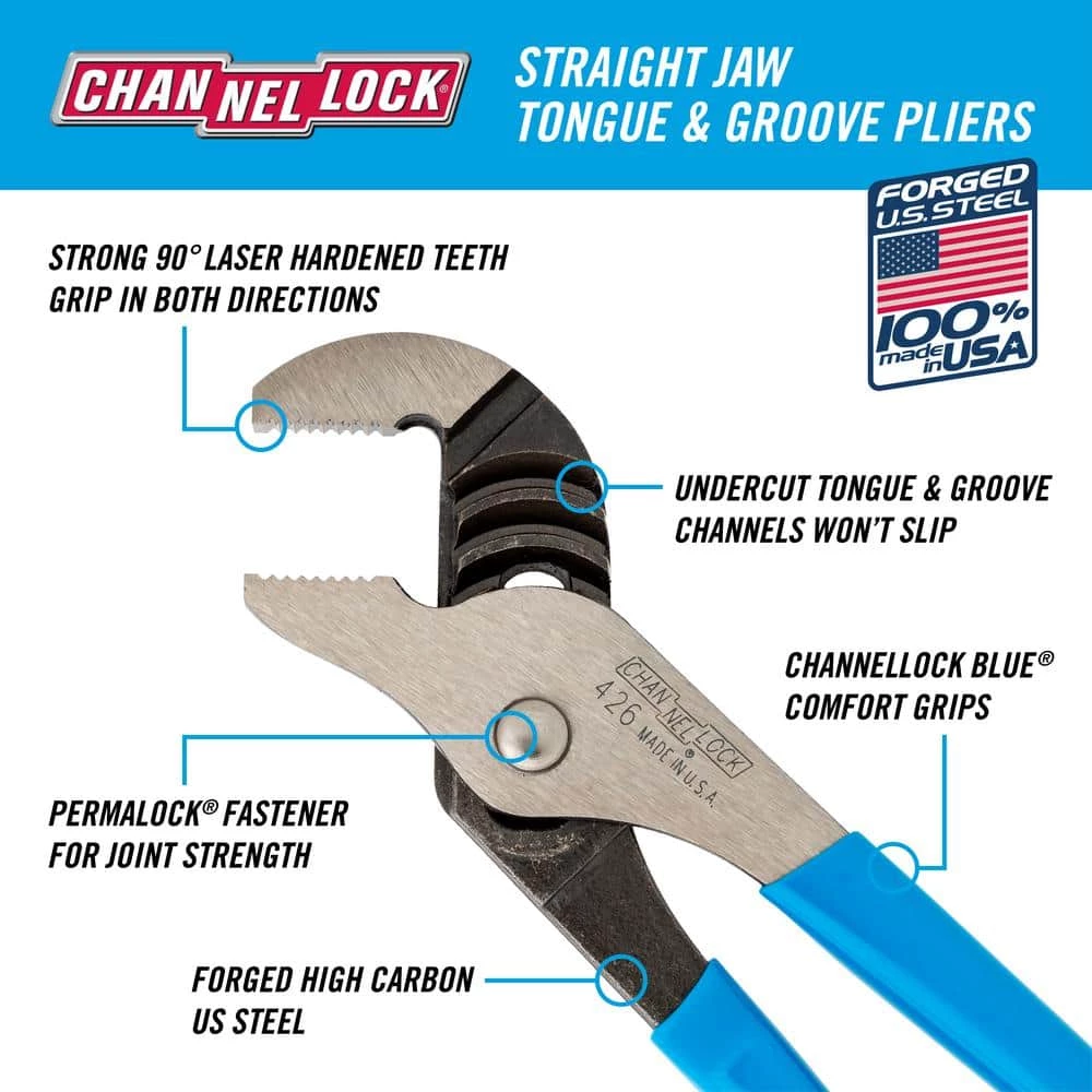 Hot Sale ๐ 6 in. Tongue and Groove Pliers by Channellock ๐ฅฐ 4 Hot Sale ๐ 6 in. Tongue and Groove Pliers by Channellock ๐ฅฐ - Image 2