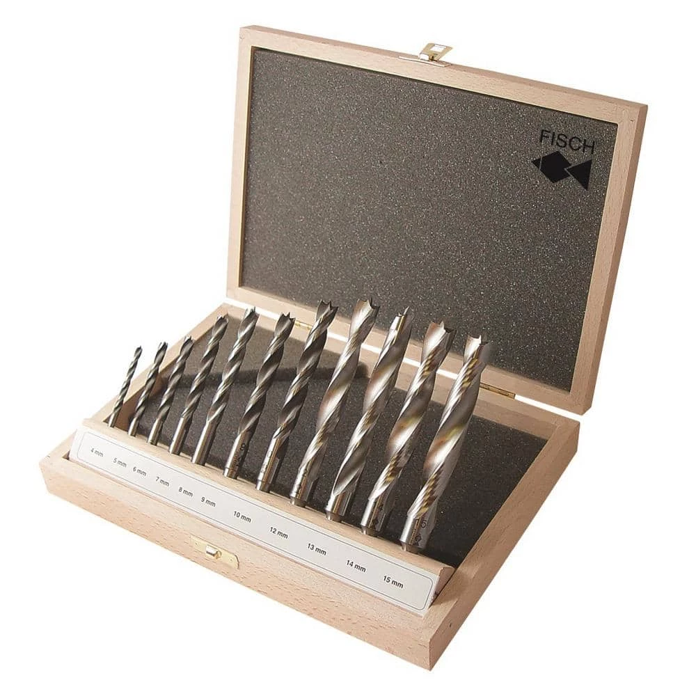 Cheapest ๐ High Speed Steel Metric Brad Point Set (11-Piece) by Fisch ๐ 3 Cheapest ๐ High Speed Steel Metric Brad Point Set (11-Piece) by Fisch ๐