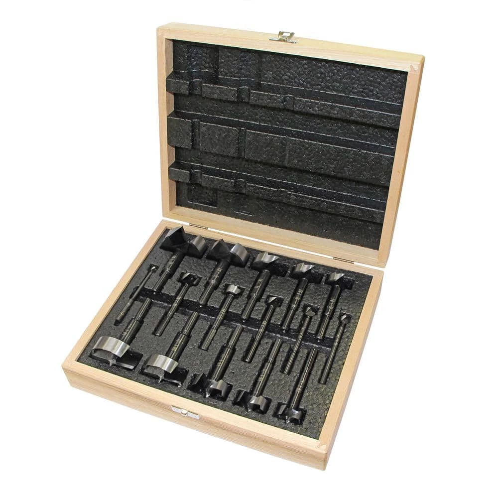 Best deal ⌛ High Speed Steel 1/4 in. to 2-1/8 in. Black Shark Forstner Bit Set (16-Piece) by Fisch 🤩 3 Best deal ⌛ High Speed Steel 1/4 in. to 2-1/8 in. Black Shark Forstner Bit Set (16-Piece) by Fisch 🤩