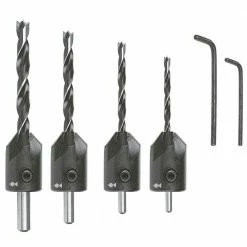Flash Sale ⌛ 1/8 in. Steel Countersink and Drill Bit Combination Set (6-Piece) by Fisch 🥰