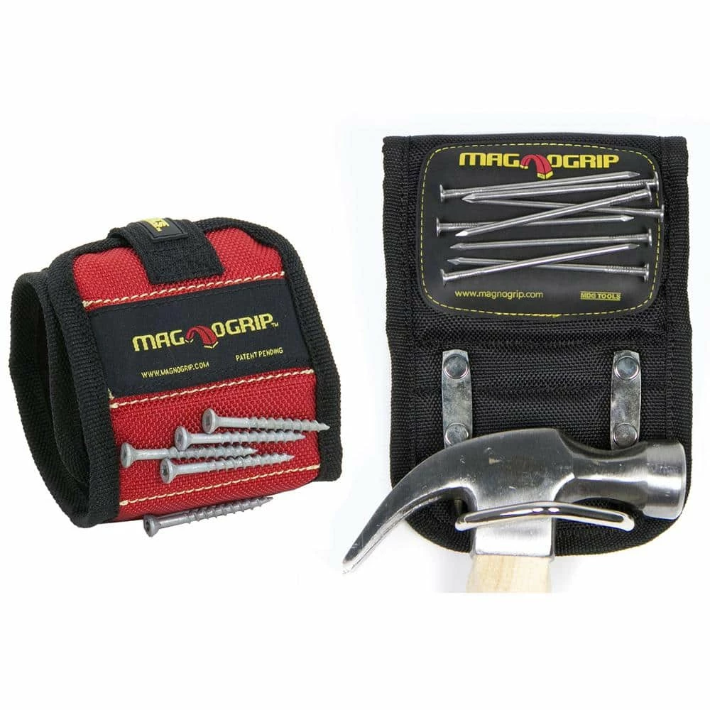 Budget ๐ Magnetic Wristband and Magnetic ๐จ Hammer Holster Set (2-Pack) by MagnoGrip ๐ฅ 3 Budget ๐ Magnetic Wristband and Magnetic ๐จ Hammer Holster Set (2-Pack) by MagnoGrip ๐ฅ