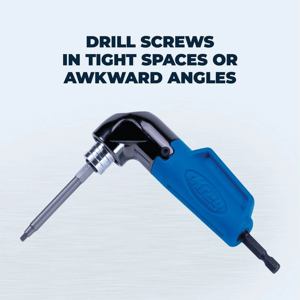 Flash Sale ๐ 90-Degree Pocket Hole Driver Drill Attachment with 3 in. Square Drive Bit by Kreg ๐ 5 Flash Sale ๐ 90-Degree Pocket Hole Driver Drill Attachment with 3 in. Square Drive Bit by Kreg ๐ - Image 3