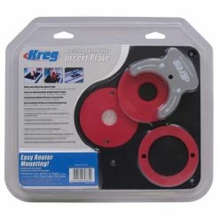Brand new ❤️ Precision Router Table Insert Plate with Level-Loc Rings (Predrilled Triton) by Kreg 🌟