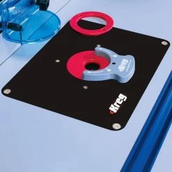 Budget ❤️ Precision Router Table Insert Plate with Level-Loc Rings (Predrilled for Bosch and Portor Cable) by Kreg 💯 -Powerbuilt Sales Store kreg router guides prs4036 1f 1000
