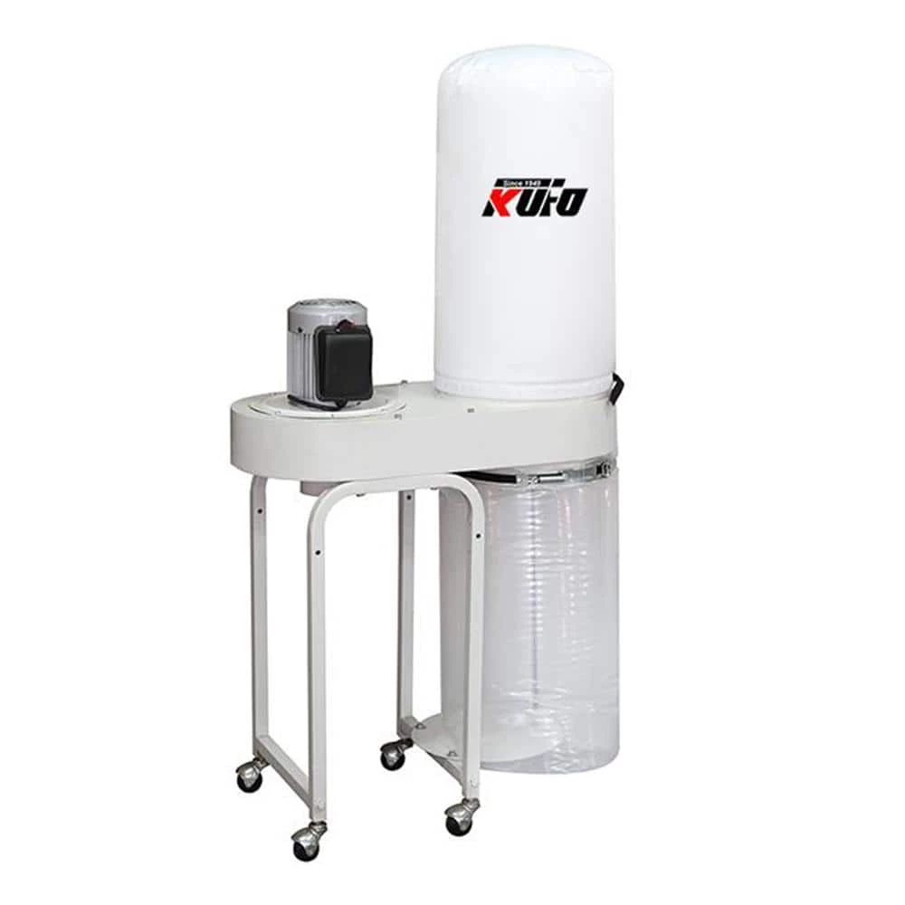Outlet 🔥 2 HP 1550 CFM 1-Phase, 110-Volt Vertical Bag Dust Collector by Kufo Seco 👏 3 Outlet 🔥 2 HP 1550 CFM 1-Phase, 110-Volt Vertical Bag Dust Collector by Kufo Seco 👏