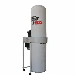Promo 👍 2 HP 1550 CFM 3-Phase 220/440-Volt Vertical Bag Dust Collector with 220-Volt Prewired by Kufo Seco ✨