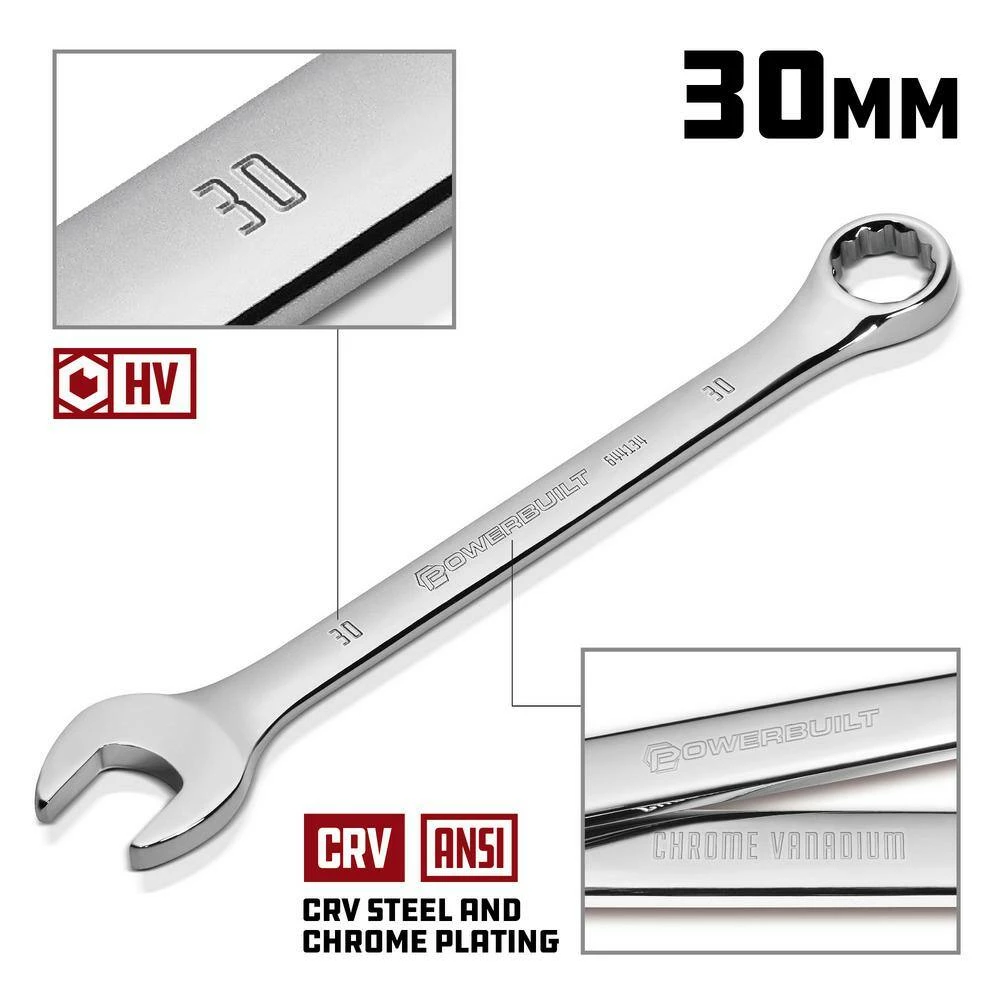 Deals 🌟 30 mm Combination 🔧 Wrench Polished by Powerbuilt 👍 4 Deals 🌟 30 mm Combination 🔧 Wrench Polished by Powerbuilt 👍 - Image 2
