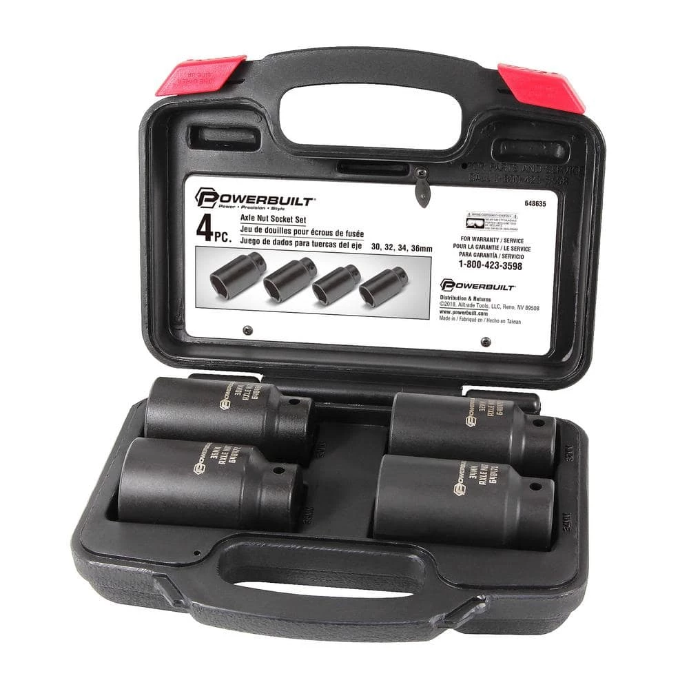 Outlet ๐ Axle Nut Socket Kit by Powerbuilt ๐ 4 Outlet ๐ Axle Nut Socket Kit by Powerbuilt ๐ - Image 2