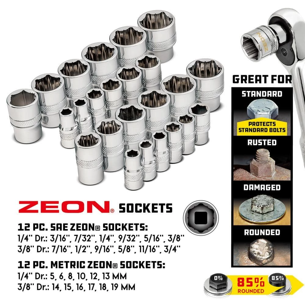 Cheapest โ 28 Piece Zeon Socket Set for Damaged Bolts by Powerbuilt ๐ฅ 5 Cheapest โ 28 Piece Zeon Socket Set for Damaged Bolts by Powerbuilt ๐ฅ - Image 3