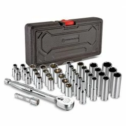 Cheap 🎉 38 Piece 1/4 Inch Drive Mechanics Tool Set by Powerbuilt 🤩