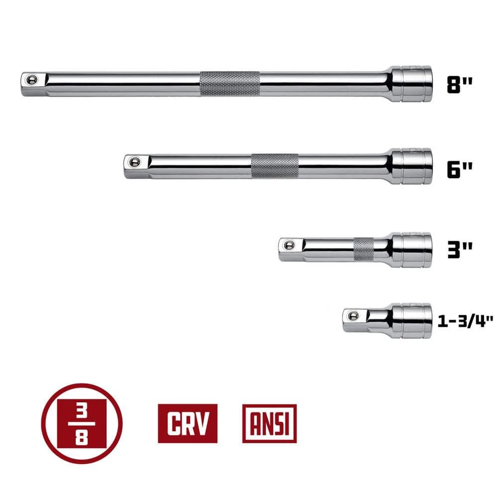Top 10 ๐ 3/8 in. Drive Extension Bar Set (4-Piece) by Powerbuilt โจ 5 Top 10 ๐ 3/8 in. Drive Extension Bar Set (4-Piece) by Powerbuilt โจ - Image 3