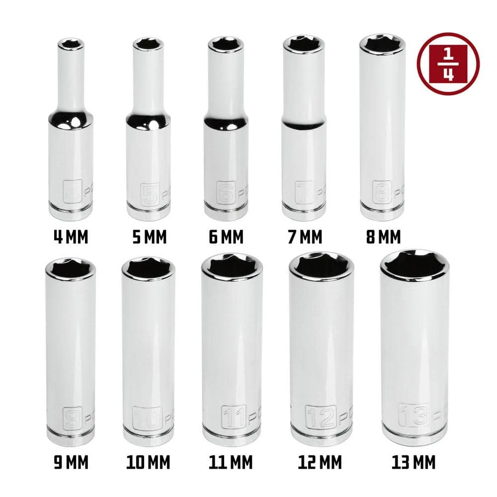 Best reviews of ๐ 1/4 in. Drive Metric 6-Point Deep Socket Set (10-Piece) by Powerbuilt ๐งจ 4 Best reviews of ๐ 1/4 in. Drive Metric 6-Point Deep Socket Set (10-Piece) by Powerbuilt ๐งจ - Image 2