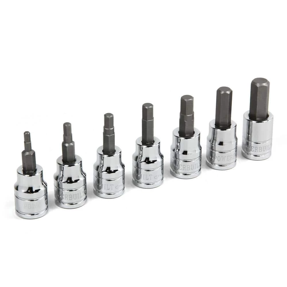 Hot Sale ๐ฅ 3/8 in. Driver Hex Bit Socket (7-Piece) by Powerbuilt ๐ 3 Hot Sale ๐ฅ 3/8 in. Driver Hex Bit Socket (7-Piece) by Powerbuilt ๐