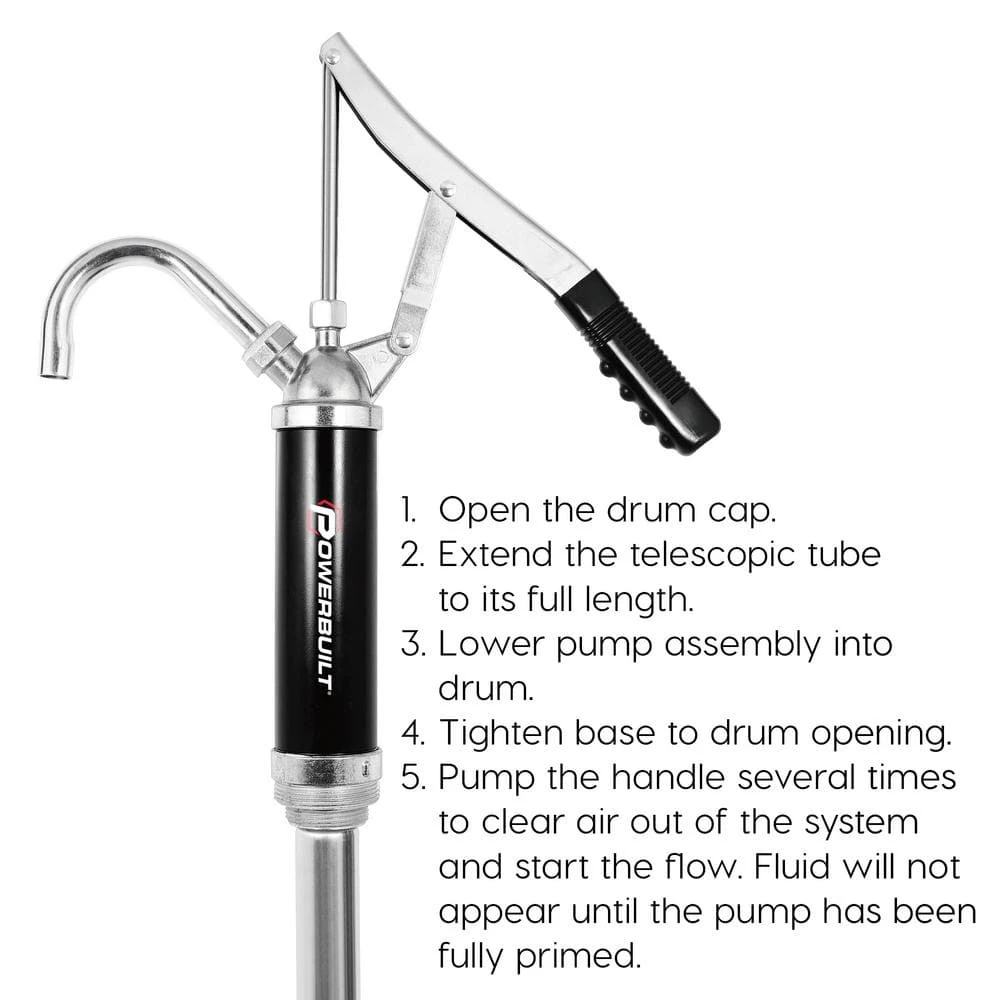 Promo 🧨 Lever Action Barrel Pump by Powerbuilt ⭐ 7 Promo 🧨 Lever Action Barrel Pump by Powerbuilt ⭐ - Image 5