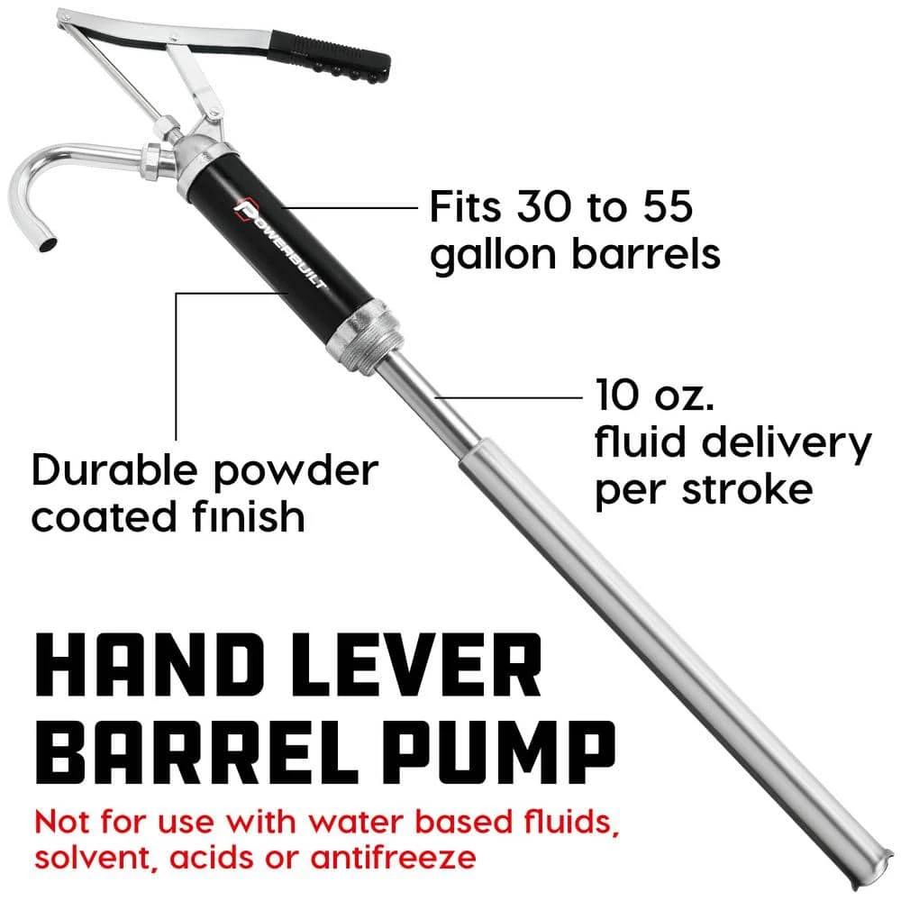 Promo 🧨 Lever Action Barrel Pump by Powerbuilt ⭐ 4 Promo 🧨 Lever Action Barrel Pump by Powerbuilt ⭐ - Image 2
