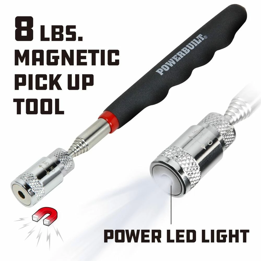 Best Pirce 🧨 8 lb. Lighted Magnetic Pick Up Tool by Powerbuilt ❤️ 4 Best Pirce 🧨 8 lb. Lighted Magnetic Pick Up Tool by Powerbuilt ❤️ - Image 2