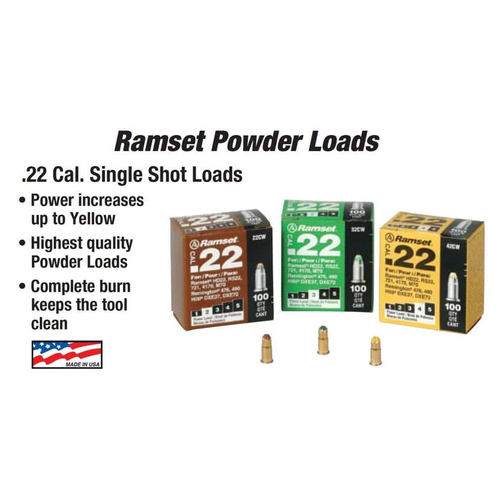 Coupon ๐คฉ 0.22 Caliber Yellow Single Shot Powder Loads (100-Count) by Ramset ๐ 12 Coupon ๐คฉ 0.22 Caliber Yellow Single Shot Powder Loads (100-Count) by Ramset ๐ - Image 10