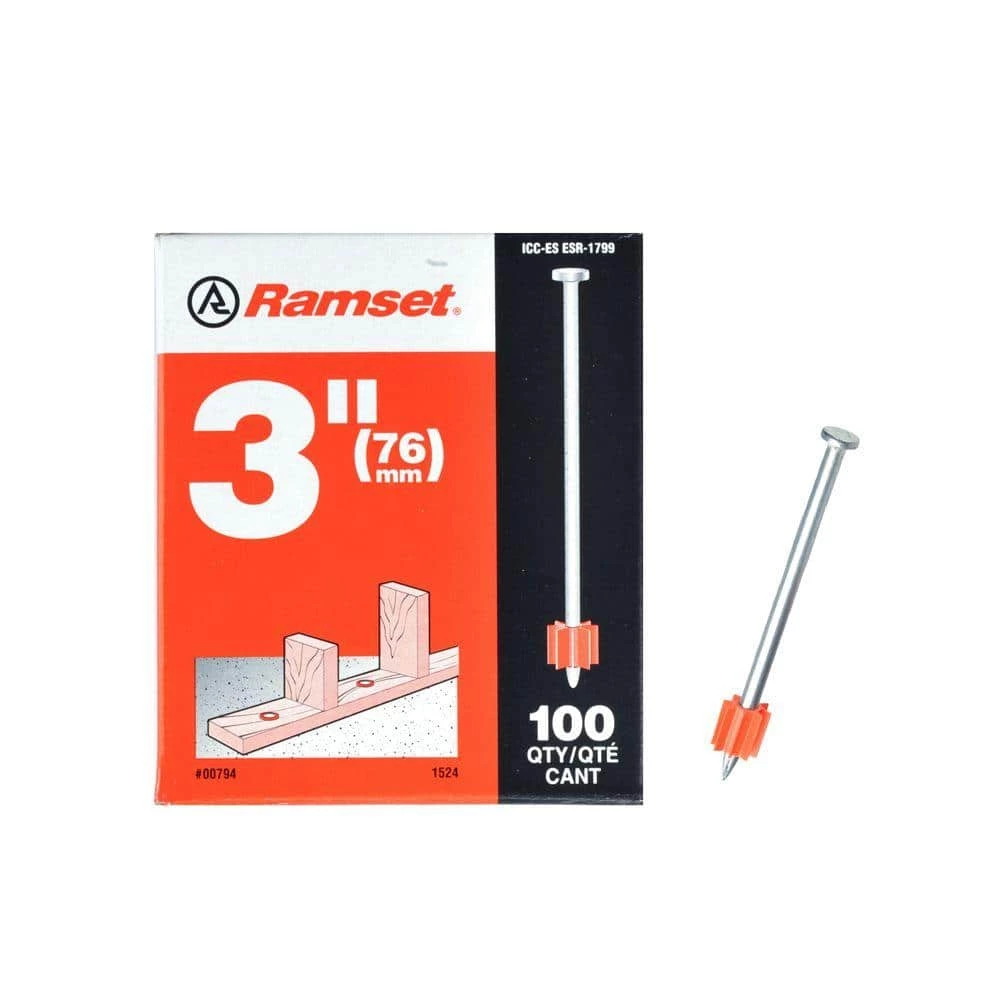 Wholesale ๐ 3 in. Drive Pins (100-Pack) by Ramset ๐ 3 Wholesale ๐ 3 in. Drive Pins (100-Pack) by Ramset ๐