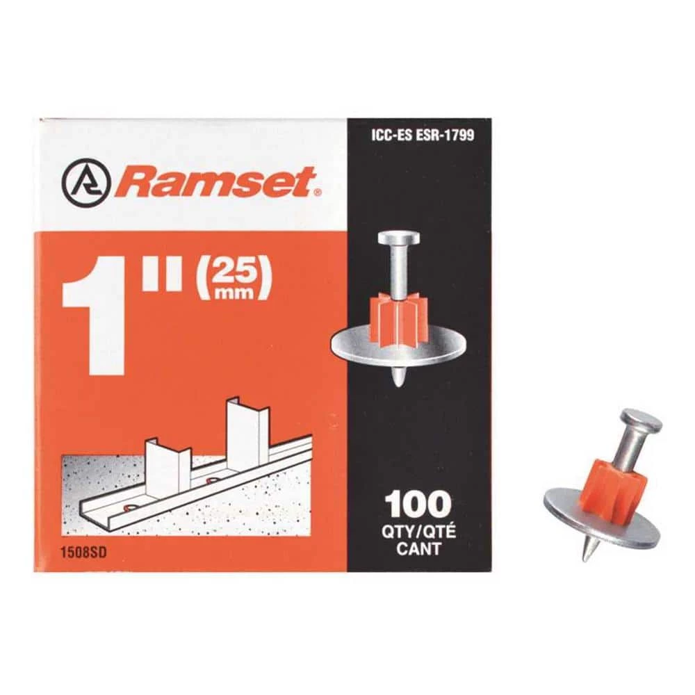 Best reviews of โค๏ธ 1 in. Drive Pins with Washers (100-Pack) by Ramset ๐ 3 Best reviews of โค๏ธ 1 in. Drive Pins with Washers (100-Pack) by Ramset ๐