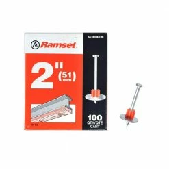 Flash Sale 💯 2 in. Drive Pins with Washers (100-Pack) by Ramset 😀