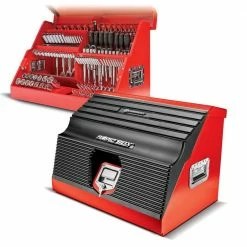 Wholesale ✨ 26 in. Rapid Box Portable Slant Front Tool Box - Red by Powerbuilt 👍