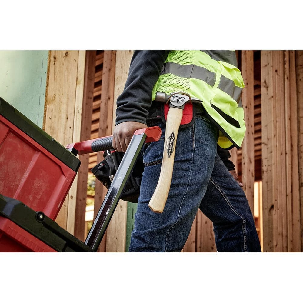 Best Pirce 😍 10 oz. Titanium Smooth Face 🔨 Hammer with 14 1/2 in. Curved Hickory Handle by Stiletto 💯 7 Best Pirce 😍 10 oz. Titanium Smooth Face 🔨 Hammer with 14 1/2 in. Curved Hickory Handle by Stiletto 💯 - Image 5