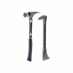Powerbuilt Sales Store 5 Coupon ๐ 15 oz. TiBone 3 Milled Face with Curved Handle and Titanium Trim and Nail Puller by Stiletto ๐