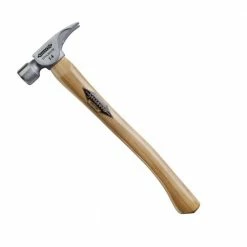 Deals 🌟 14 oz. Titanium Milled Face 🔨 Hammer with 18 in. Curved Hickory Handle by Stiletto 🔔