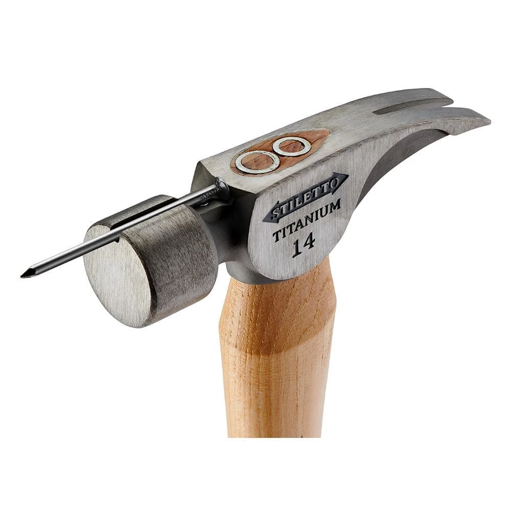 Coupon ⌛ 14 Oz. Titanium Smooth Face 🔨 Hammer with 18 in. Curved Hickory Handle by Stiletto ❤️ 6 Coupon ⌛ 14 Oz. Titanium Smooth Face 🔨 Hammer with 18 in. Curved Hickory Handle by Stiletto ❤️ - Image 4