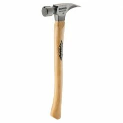 Deals 🎁 16 oz. Titanium Milled Face 🔨 Hammer with 18 in. Curved Hickory Handle by Stiletto 🥰